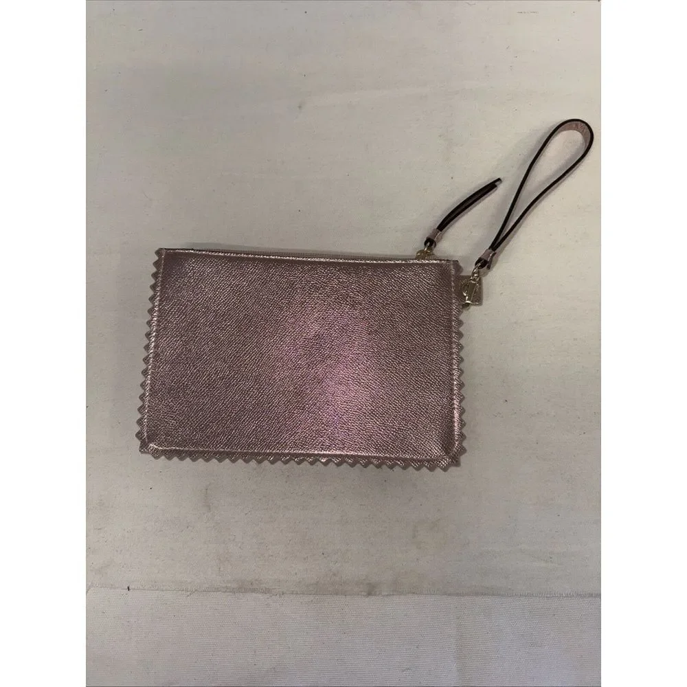 Victorias Secret Gold‎ Clutch Wristlet, Barley Used Cute